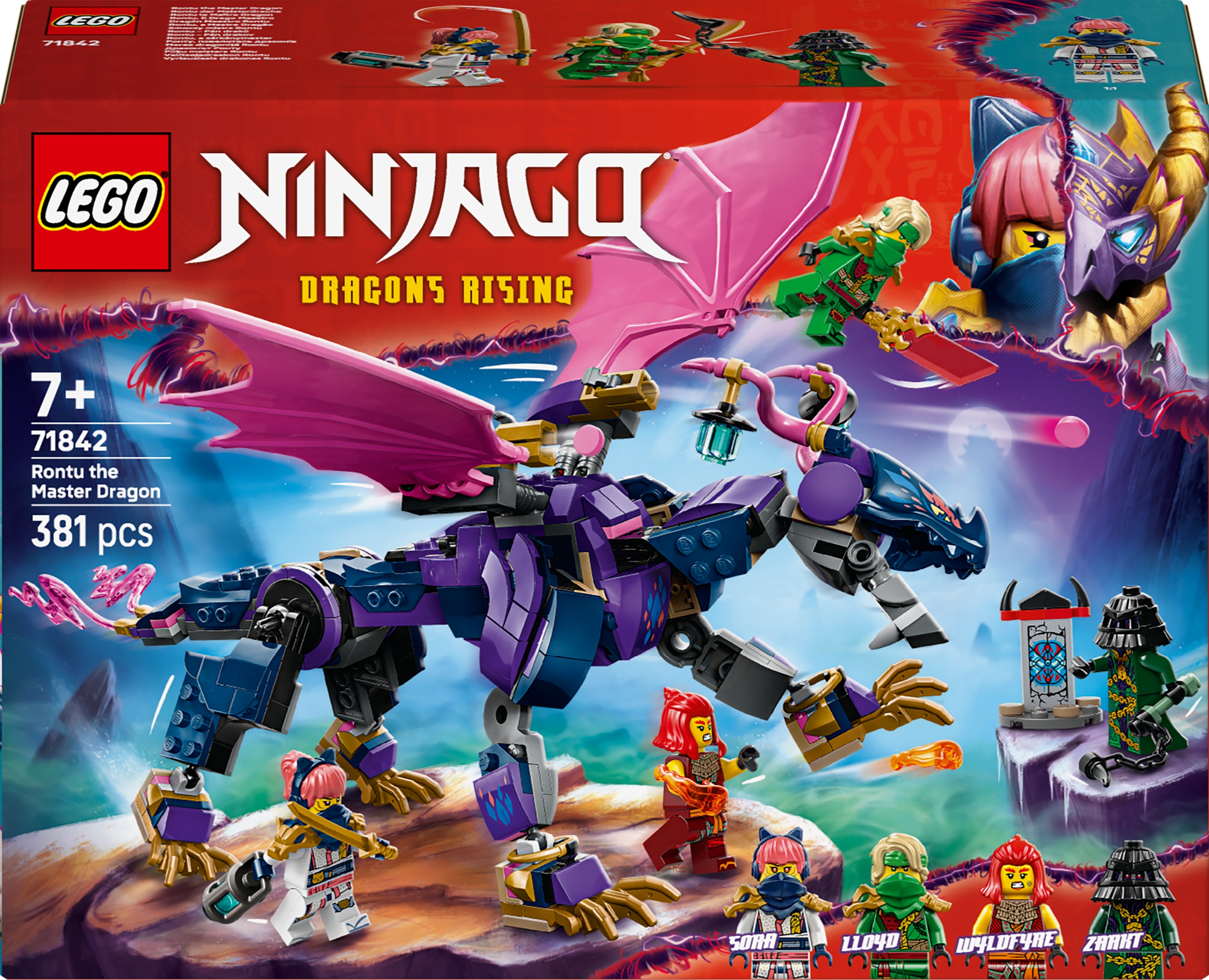 LEGO NINJAGO 71842 Rontu – Pán drakov 71842